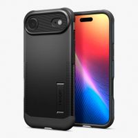 Case Spigen para iPhone Air Slim Armor con MagSafe, soporte integrado, antigolpes, negro mate